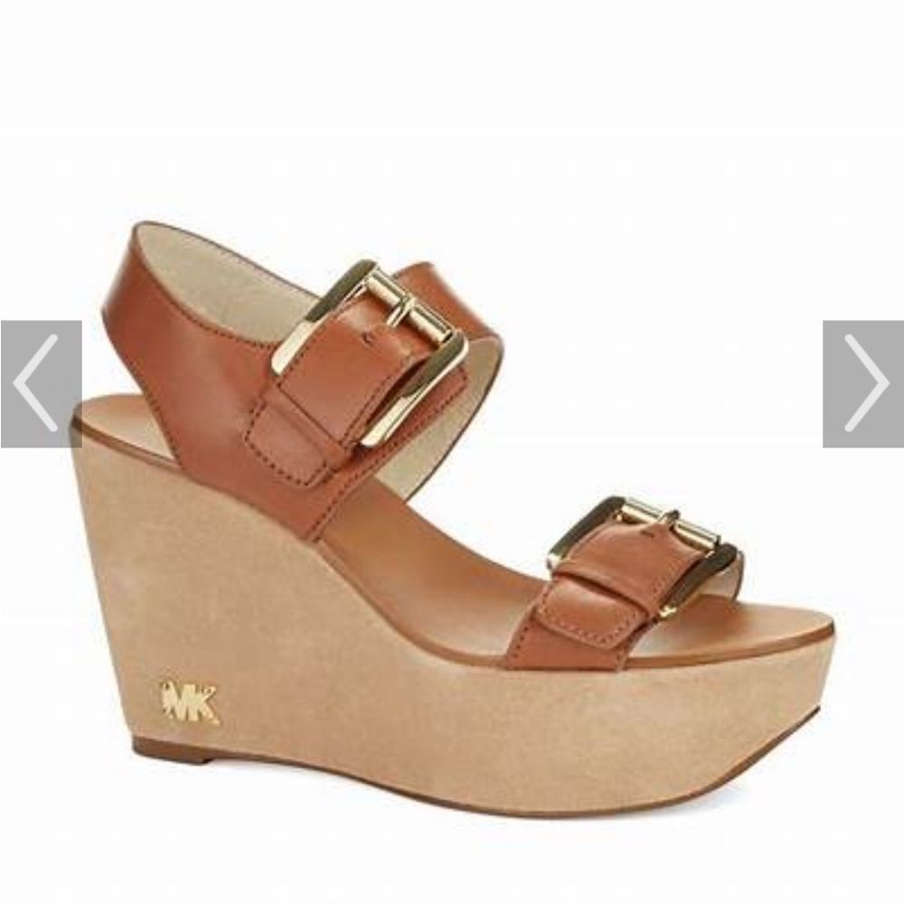 MICHAEL Michael Kors Warren Platform Cognac 7.5